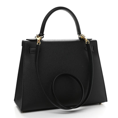 Hermes Epsom Kelly Sellier 28 Black 3 of 11