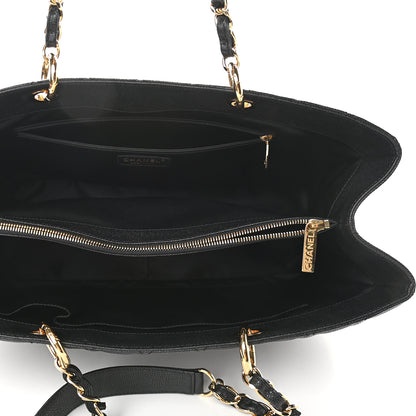 Chanel Caviar Quilted XL Grand Shopping Tote GST Black 5 of 10