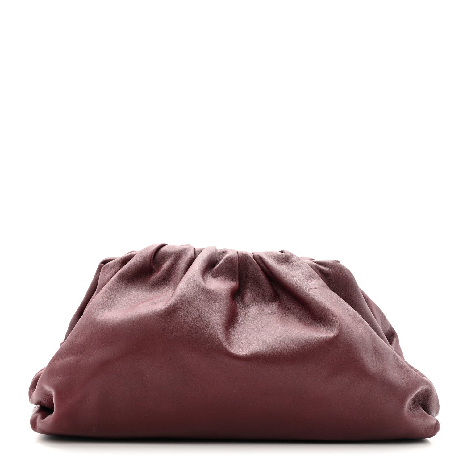 Bottega Veneta Smooth Butter Calf The Pouch Oversized Clutch Bordeaux 1 of 8