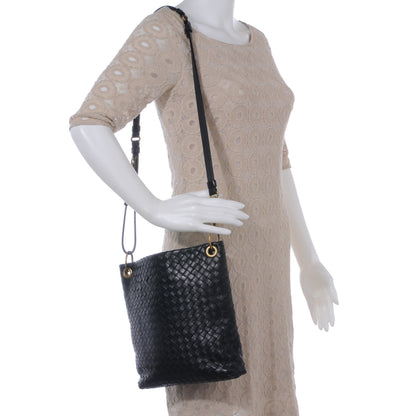 Bottega Veneta Nappa Intrecciato Crossbody Bag Nero Black 2 of 8