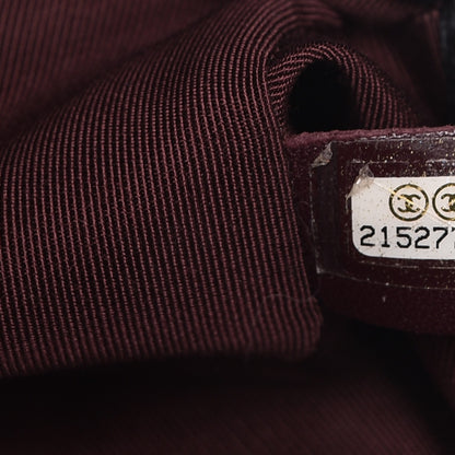 Chanel Calfskin Woven Medium Boy Flap Black White 7 of 7