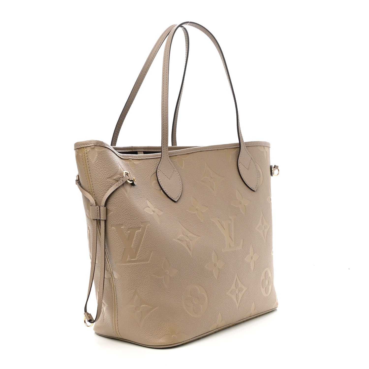 Louis Vuitton Empreinte Monogram Giant Neverfull MM Tourterelle 4 of 11