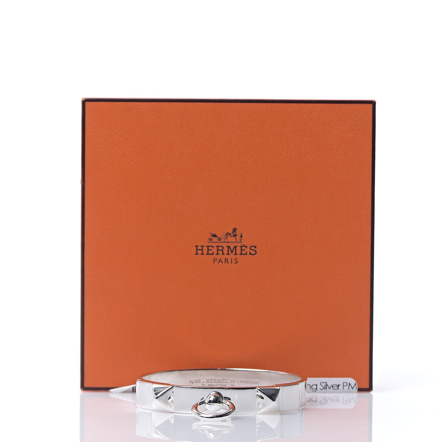 Sterling Silver PM Collier De Chien Bracelet XS