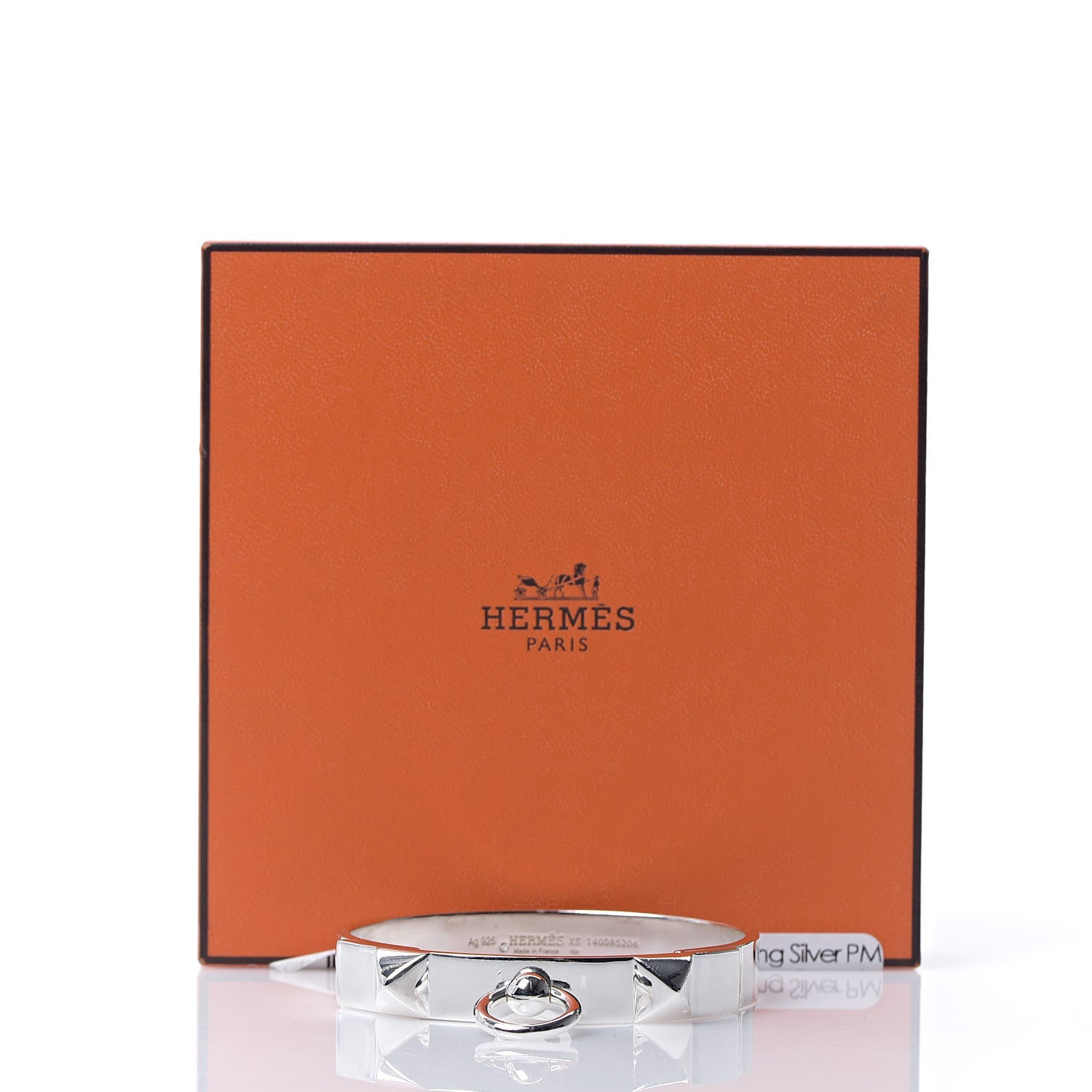 Hermes Sterling Silver PM Collier De Chien Bracelet XS 4 of 4