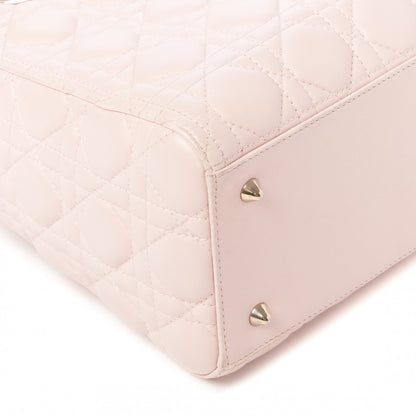 Christian Dior Lambskin Cannage Medium Lady Dior Light Pink 6 of 8