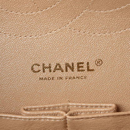 Chanel Iridescent Caviar Quilted Jumbo Double Flap Beige 8 of 26