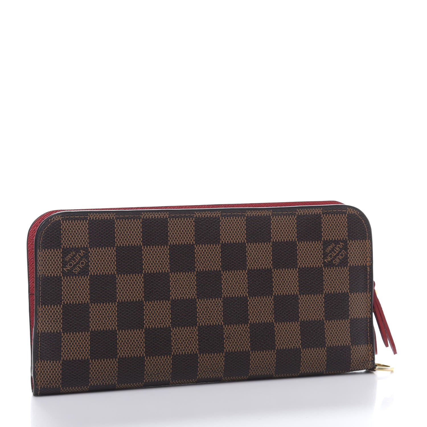 Louis Vuitton Damier Ebene Insolite Wallet Red 3 of 10