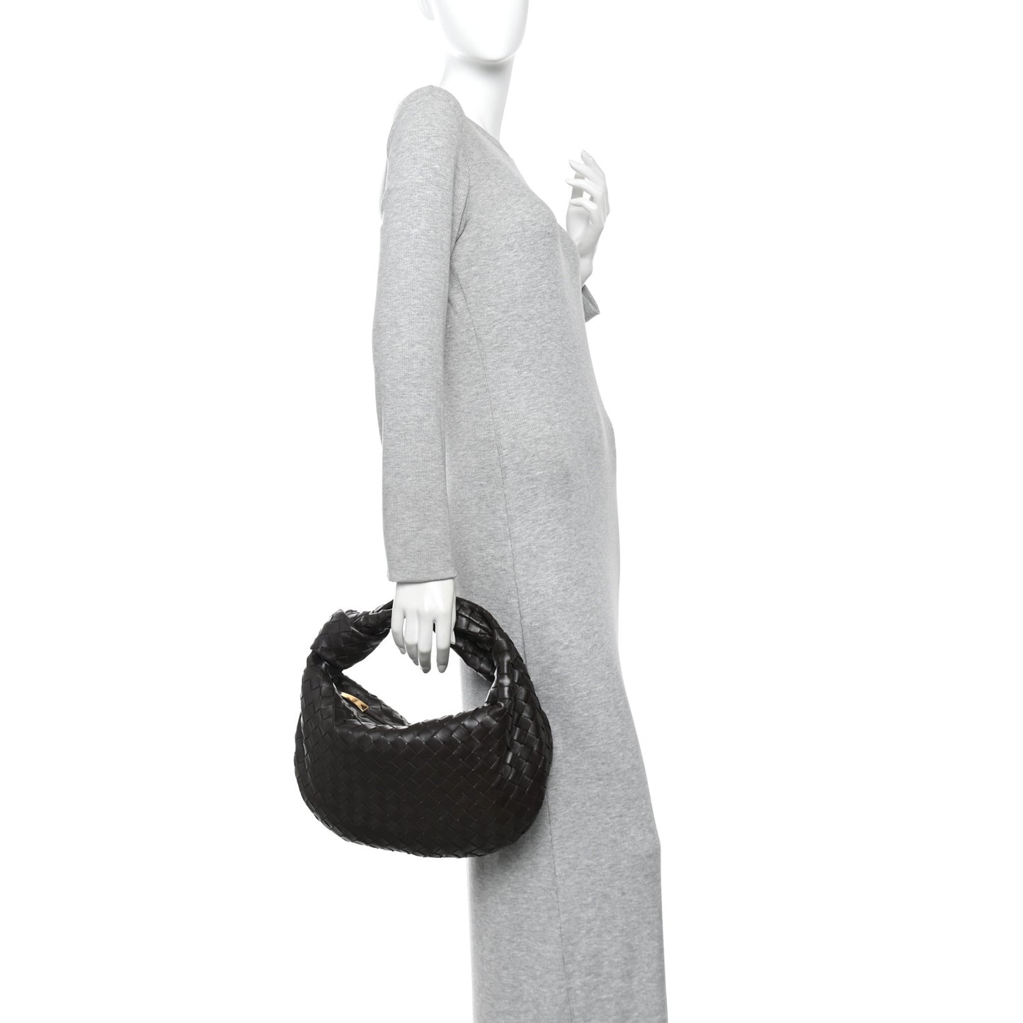 Nappa Intrecciato Teen Jodie Hobo Fondant