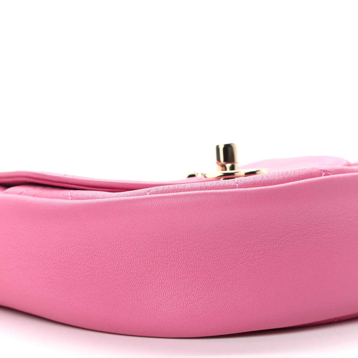 Chanel Goatskin Stitched Casual Trip Messenger Flap Pink 9 of 11