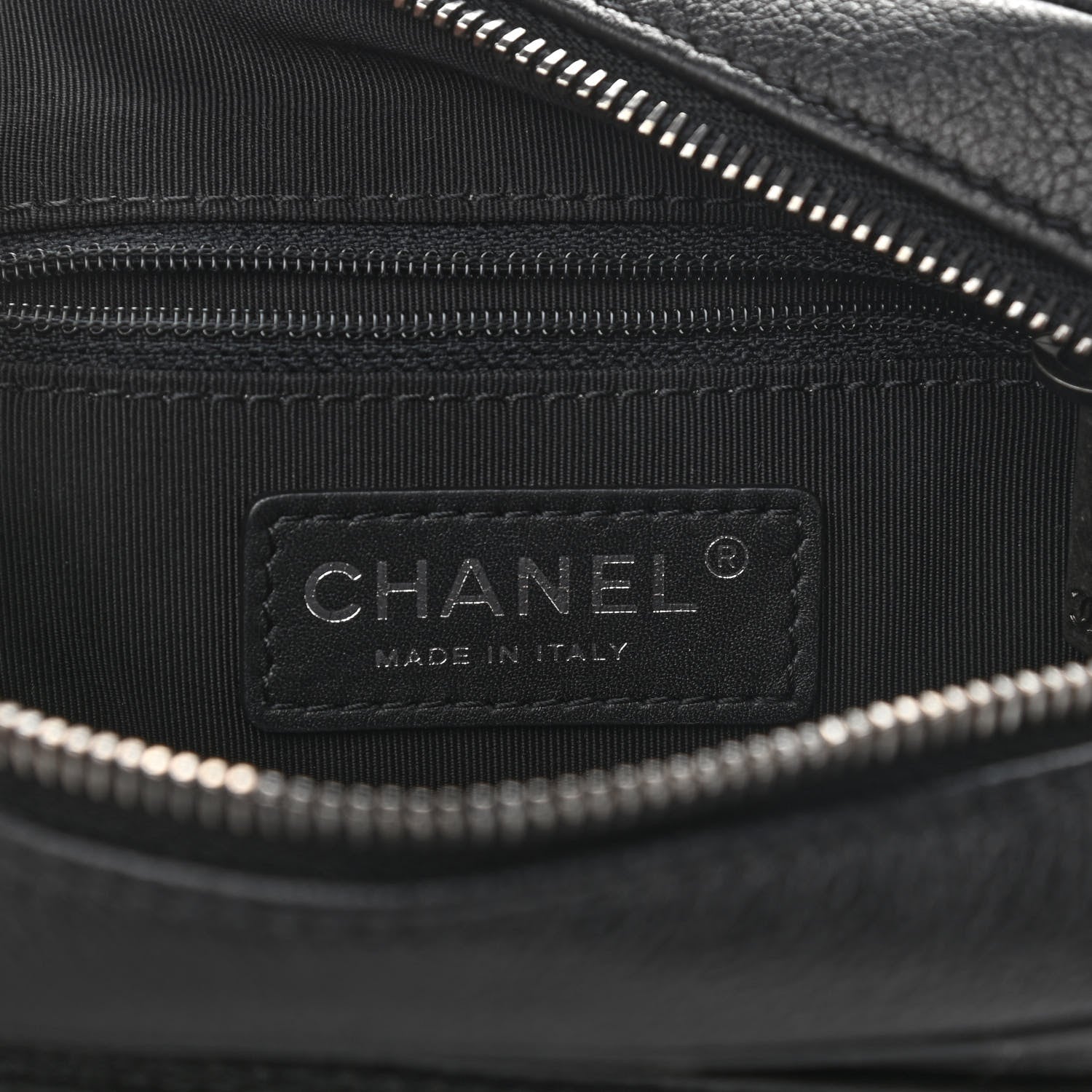 Chanel Calfskin Camera Case Black 6 of 9