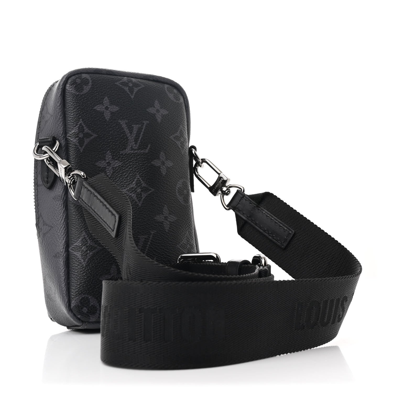 Louis Vuitton Monogram Eclipse Reverse Double Phone Pouch NM 3 of 9