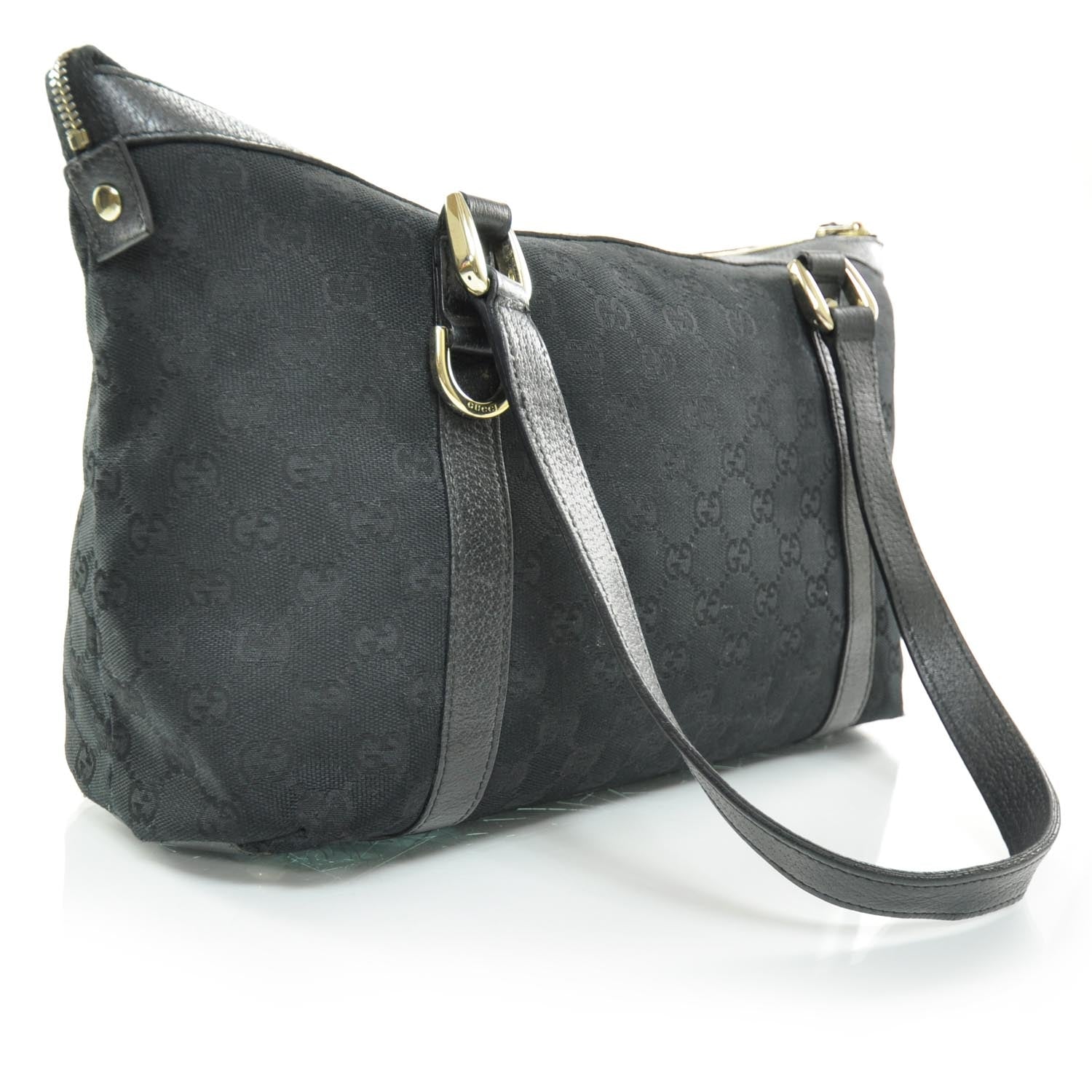 Gucci Monogram Abbey Medium Tote Black 3 of 10