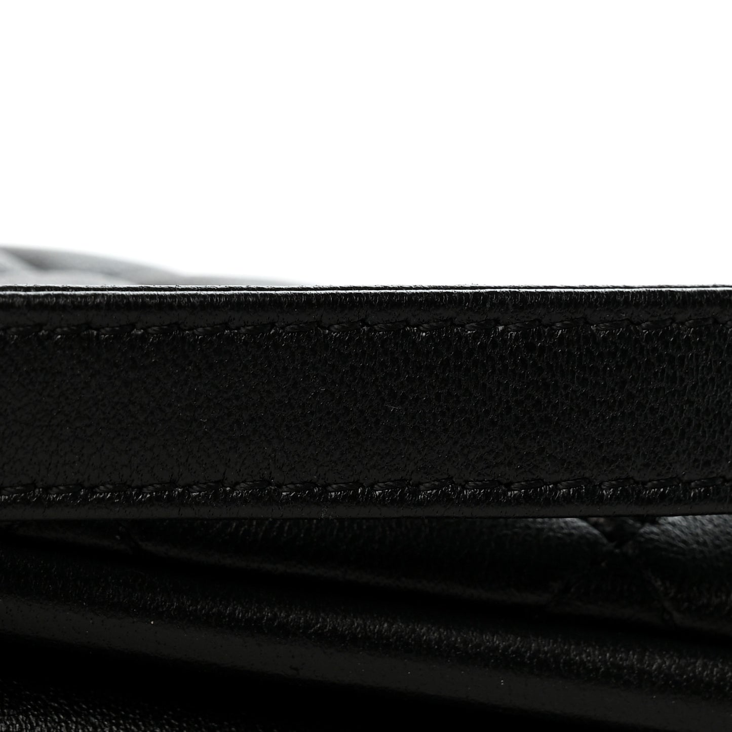 Lambskin Quilted Giant CC Shoulder Bag Black