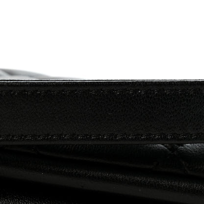 Chanel Lambskin Quilted Giant CC Shoulder Bag Black 12 of 12