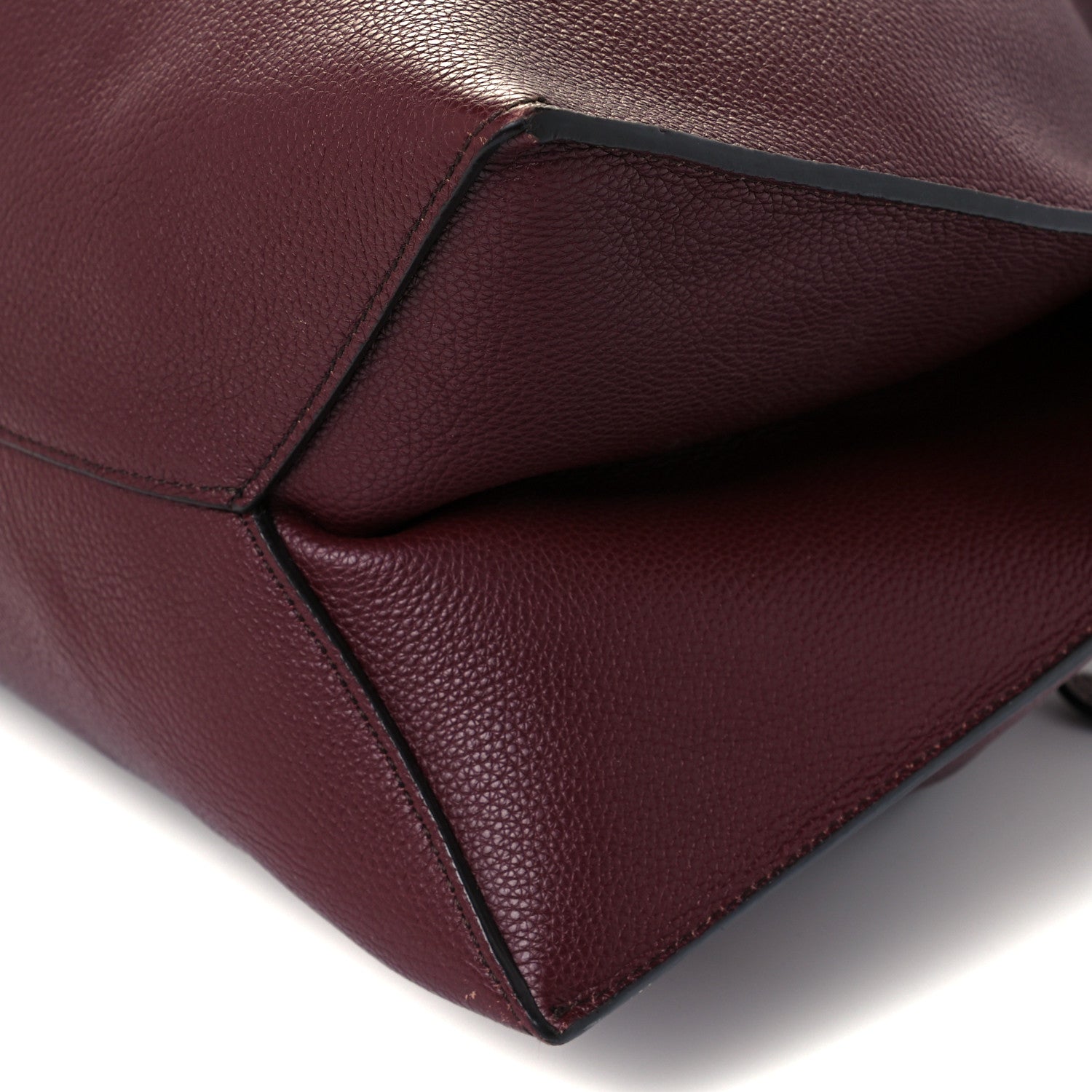 Mulberry Grained Calfskin Small Tyndale Bucket Bag Burgundy 10 of 10