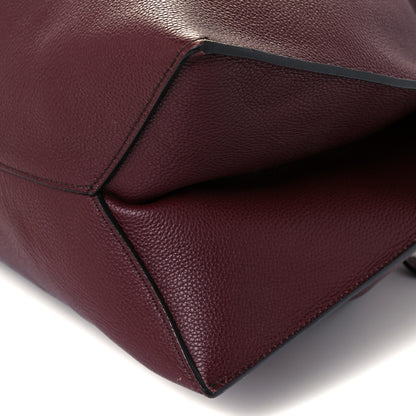 Mulberry Grained Calfskin Small Tyndale Bucket Bag Burgundy 10 of 10
