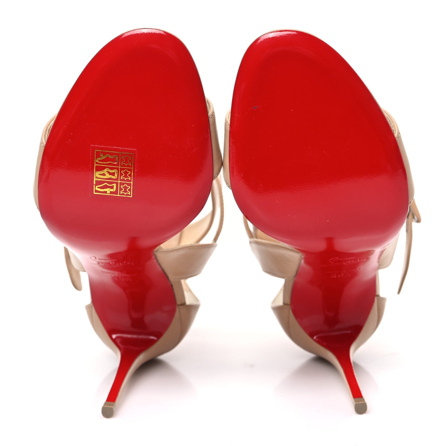 Calfskin Multipot 100 Sandals 36.5 Nude