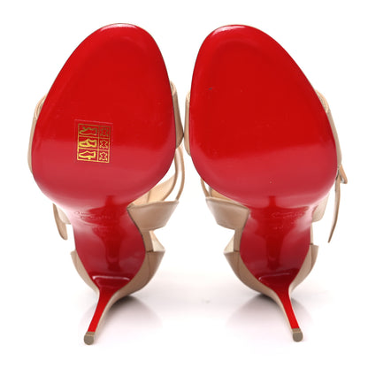 Christian Louboutin Calfskin Multipot 100 Sandals 36.5 Nude 5 of 10