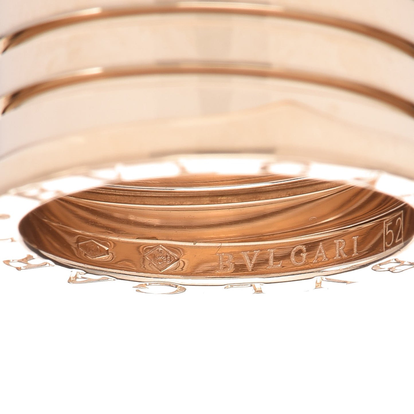18K Yellow Gold B.Zero1 Five-Band Anniversary Ring 52 6