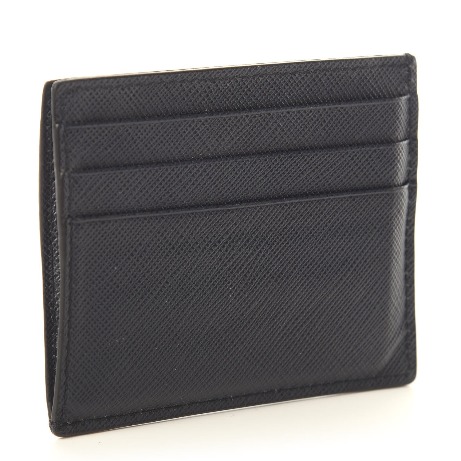 Prada Saffiano Card Holder Baltico 2 of 5