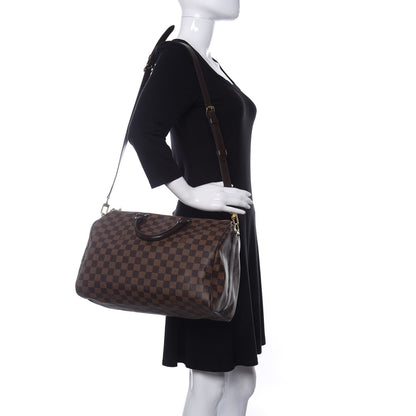 Louis Vuitton Damier Ebene Speedy Bandouliere 35 2 of 12