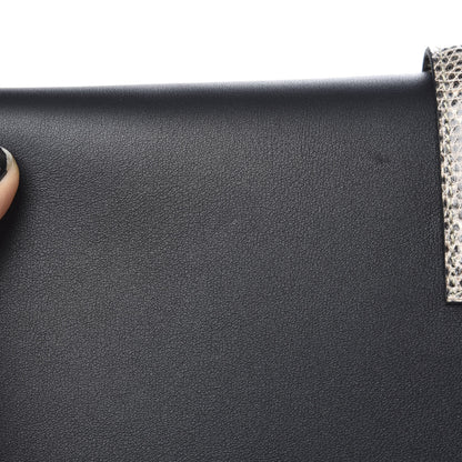 Hermes Swift Lizard Jige Elan Touch 29 Clutch Black Ombre 8 of 11