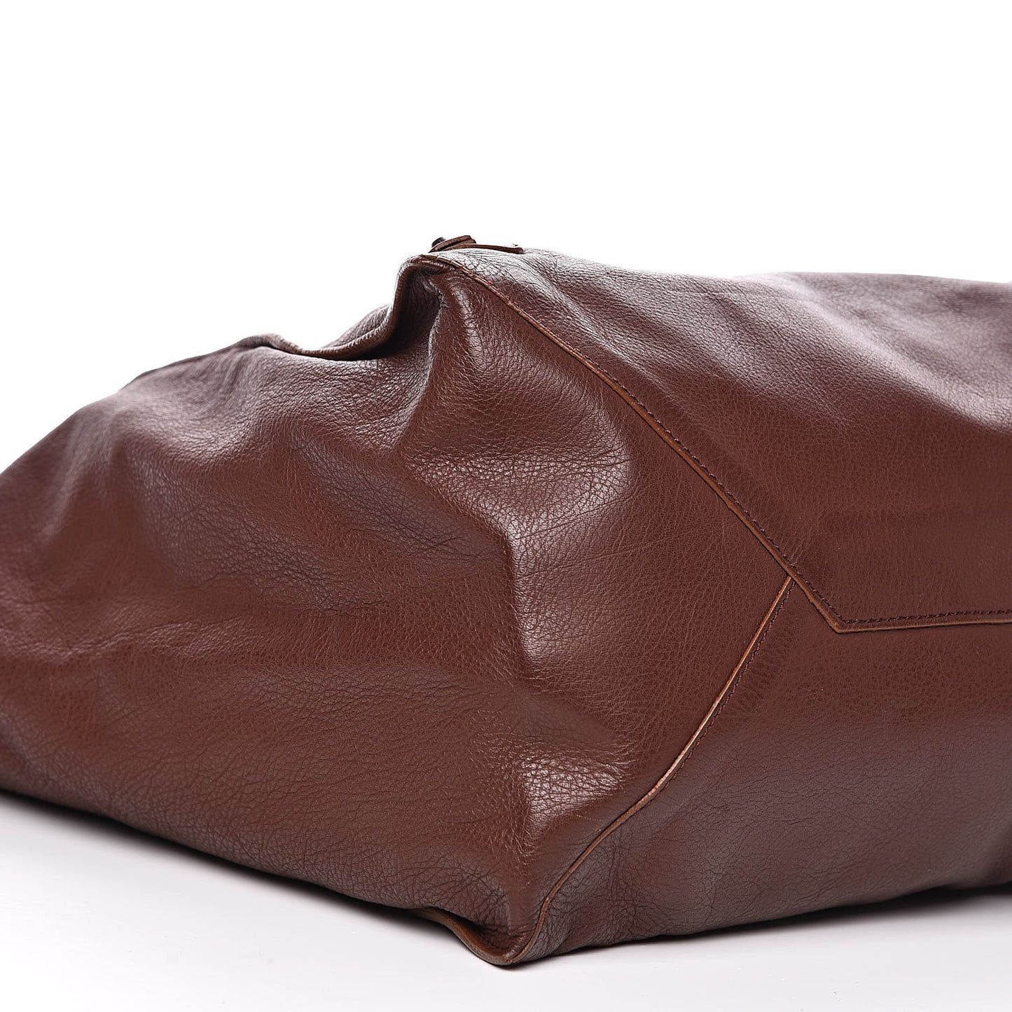 Veau Papier Basket Tote Castagna