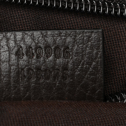 Gucci GG Monogram Travel Backpack Dark Brown 8 of 10