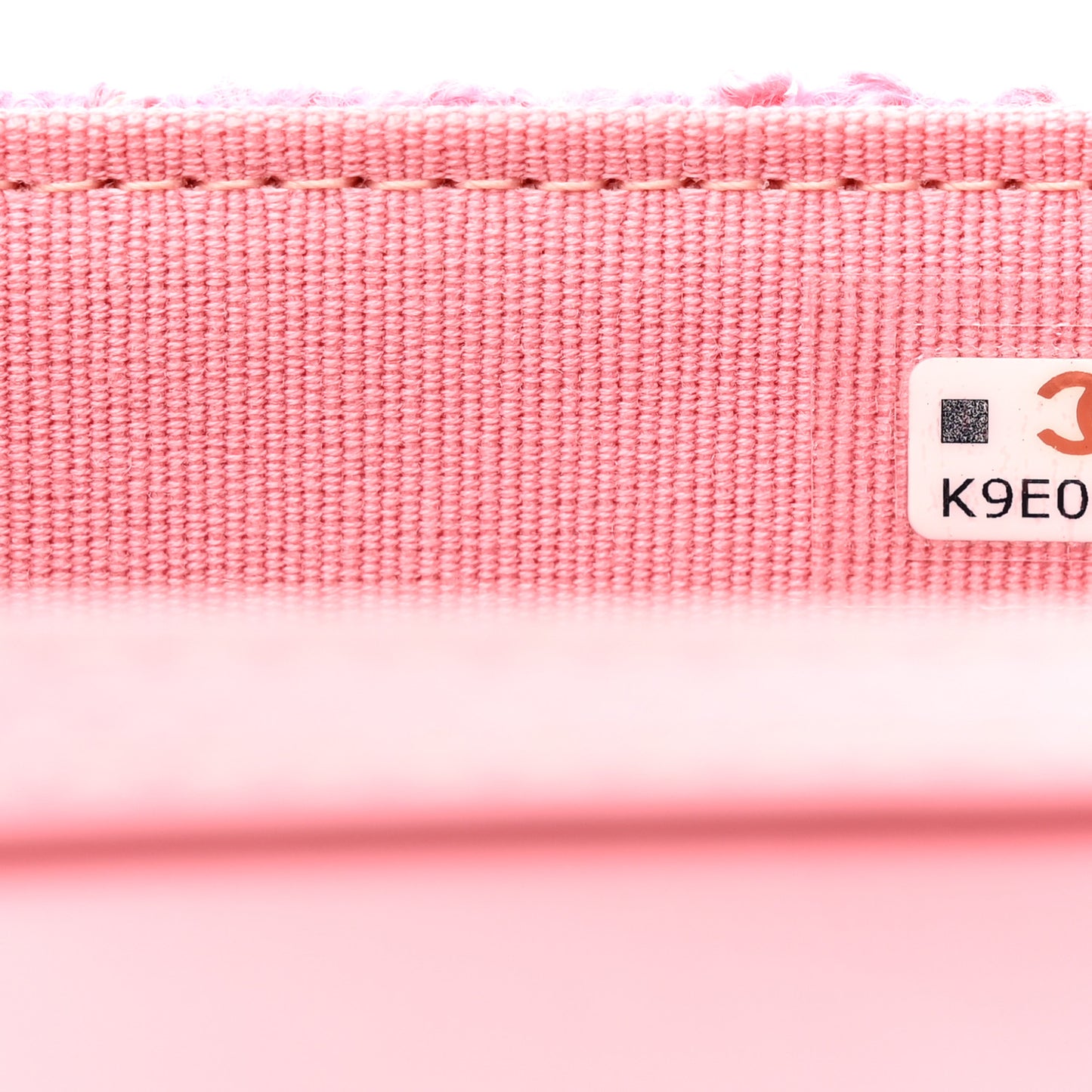 Tweed Quilted Flap Chain Waist Bag Pink