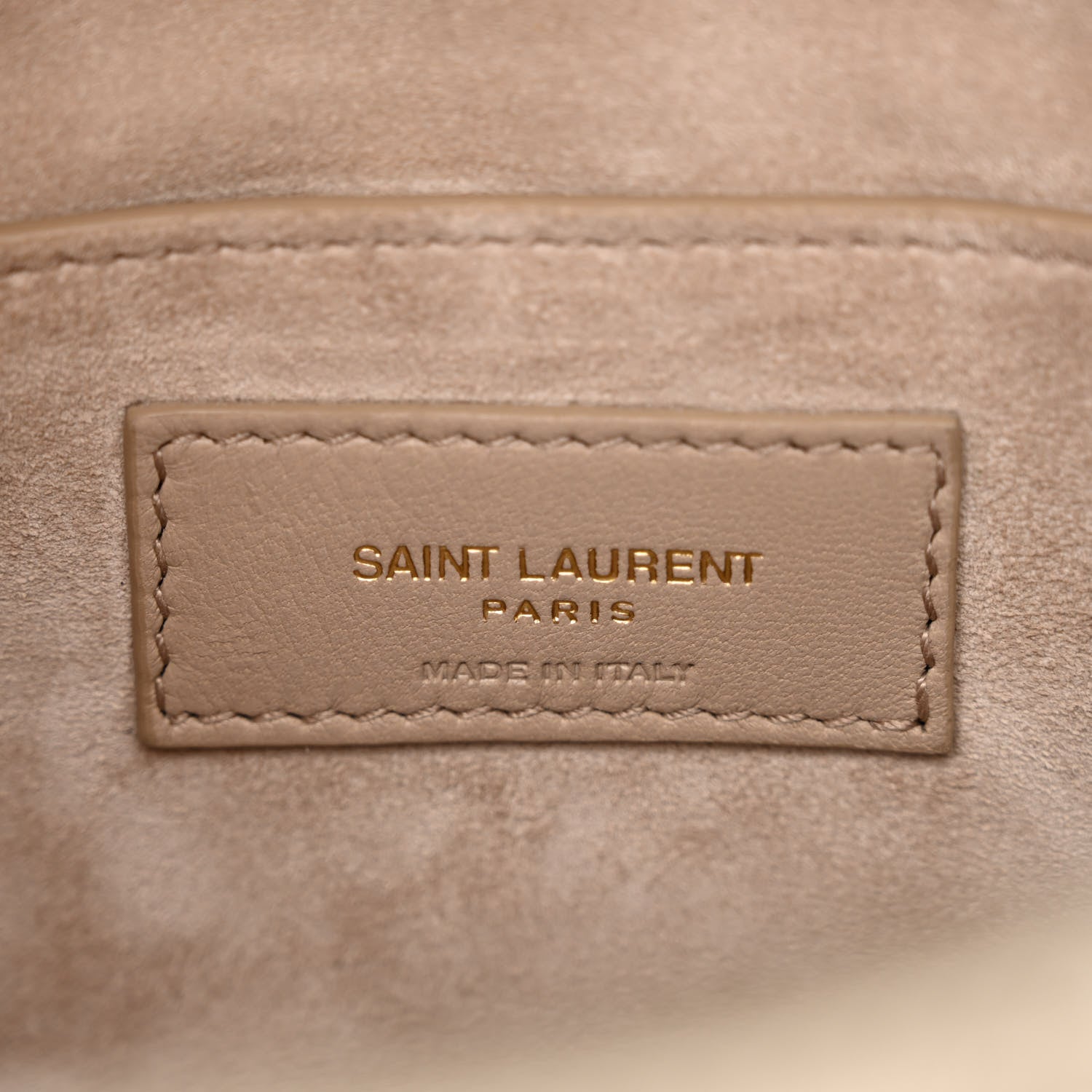 Saint Laurent Lambskin Quilted Le 57 Diamond Shoulder Bag Crema Soft 6 of 10