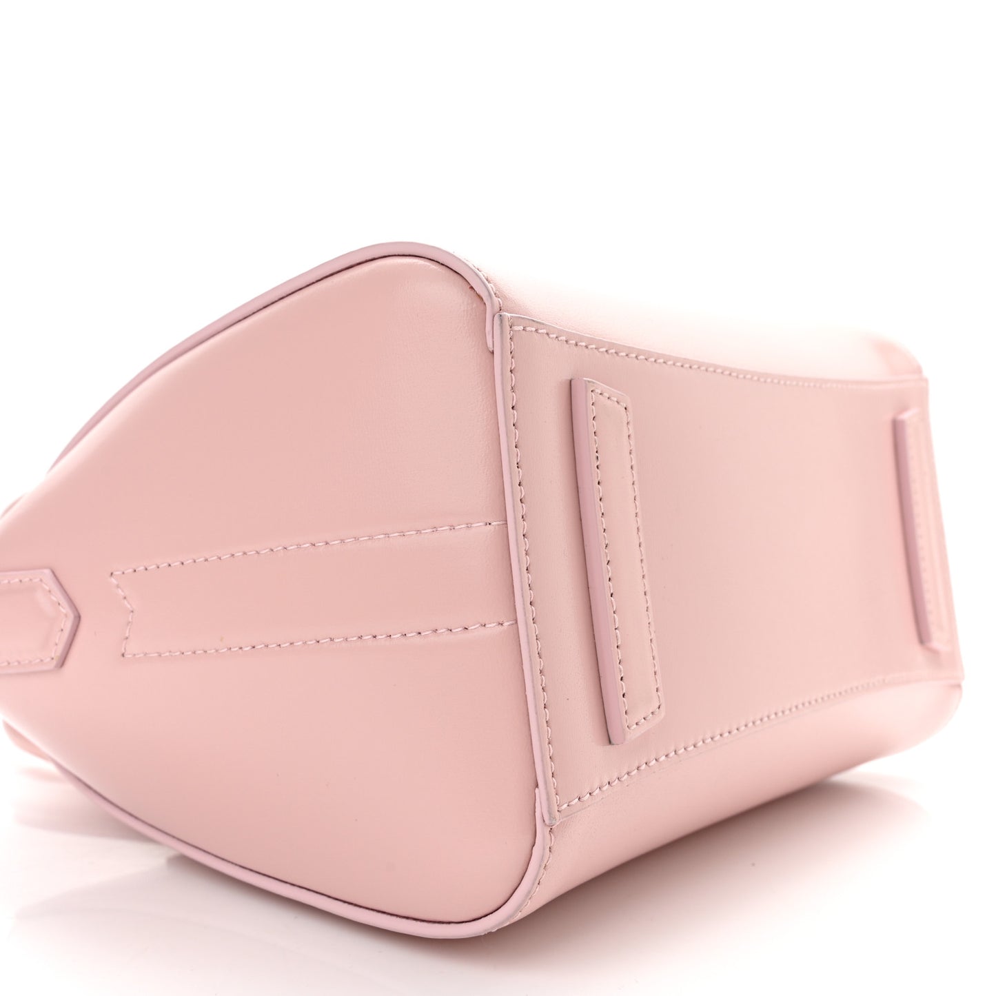 Box Calfskin Mini Heart Antigona Top Handle Bag Blush Pink