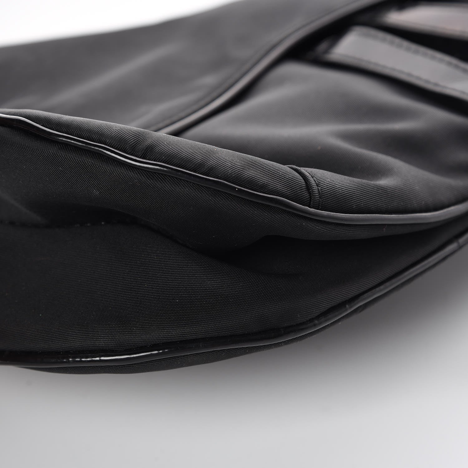 Christian Dior Nylon Saddle Bag Black 14 of 16