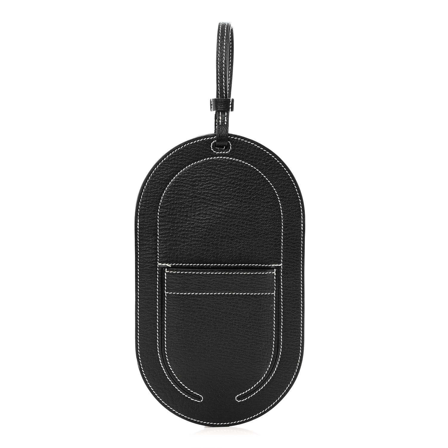 Hermes Chevre Mysore Verso In-The-Loop Phone To Go GM Case Black 1 of 9