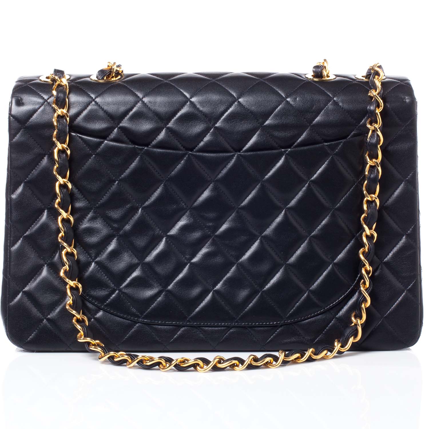 Chanel Lambskin XL Jumbo Flap Black 4 of 11