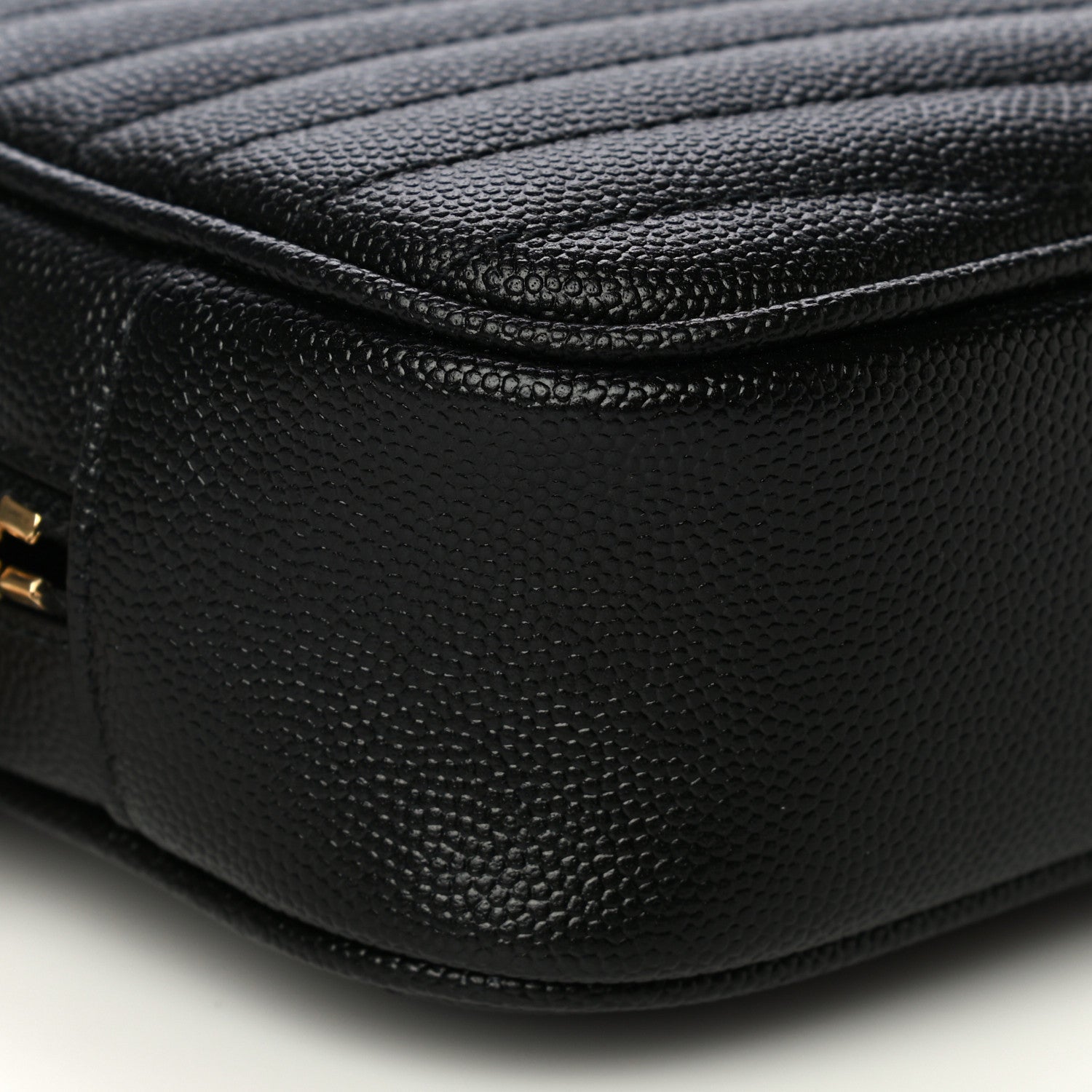 Saint Laurent Grain De Poudre Matelasse Monogram Mini Lou Camera Bag Black 9 of 11