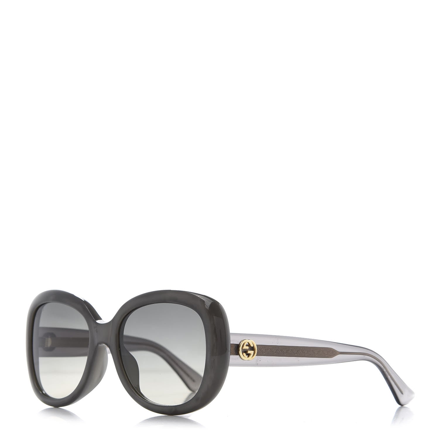 Gucci Acetate Round Sunglasses GG03830FS Grey 1 of 9