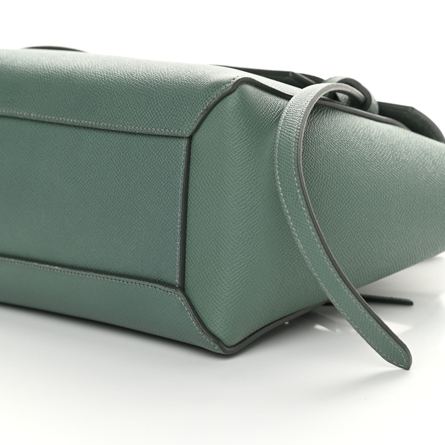 Celine Grained Calfskin Micro Belt Bag Celadon 10 of 11