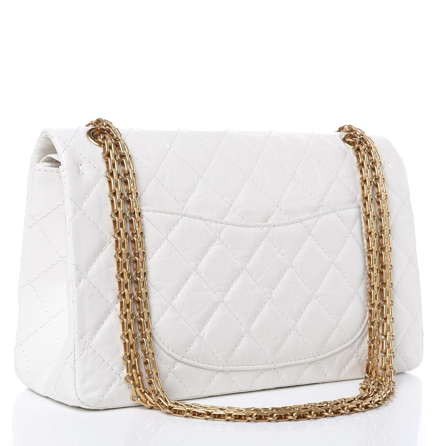 Aged Calfskin Lucky Charms 2.55 Reissue 226 Flap White