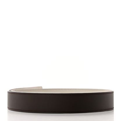 Hermes Box Togo 32mm Belt Strap 85 34 Havane Gris Perle 2 of 8