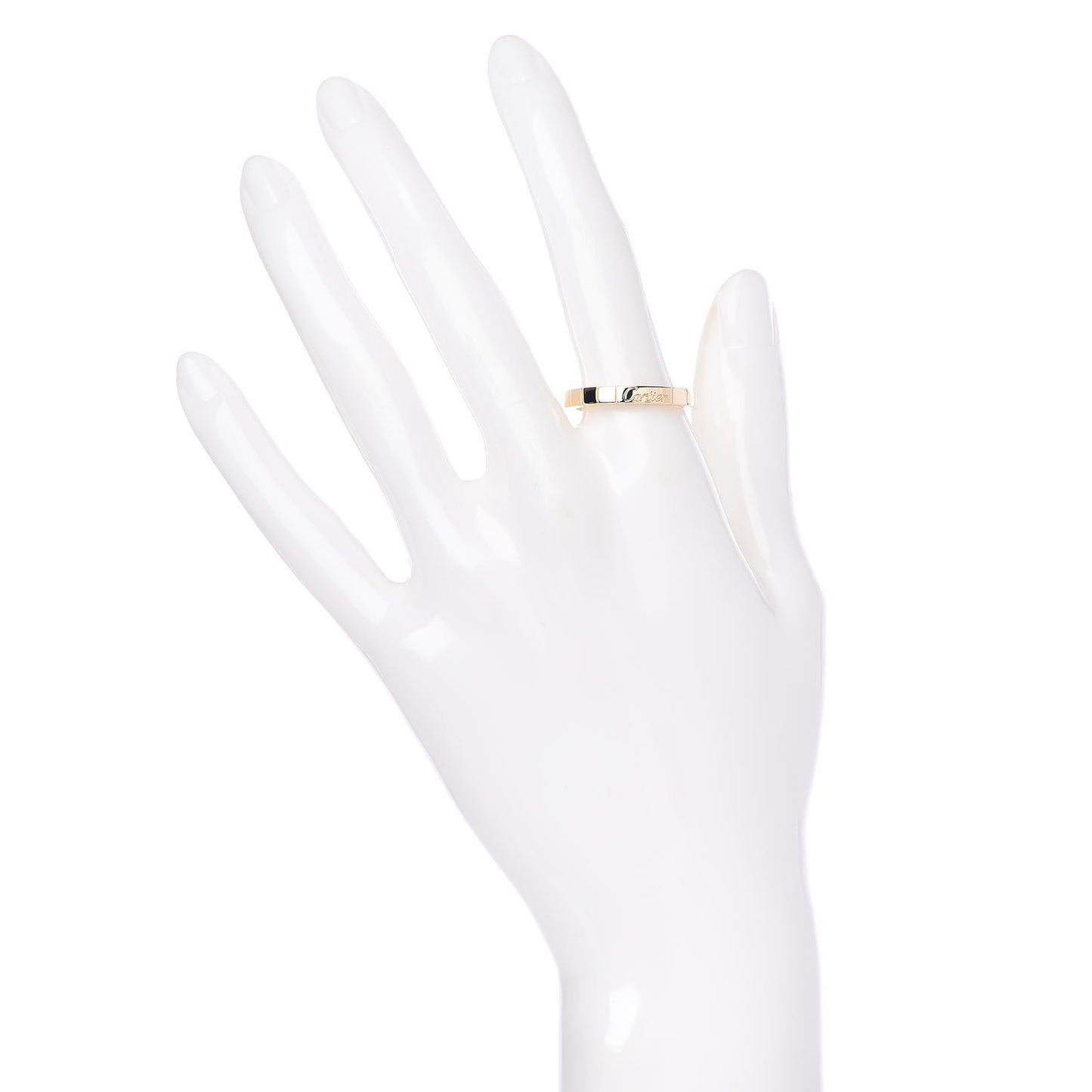 18K Yellow Gold 3mm Lanieres Ring 57 8