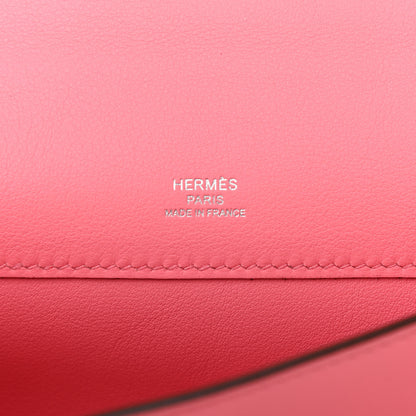 Hermes Swift Kelly Cut Clutch Pochette Rose D'Ete 6 of 7