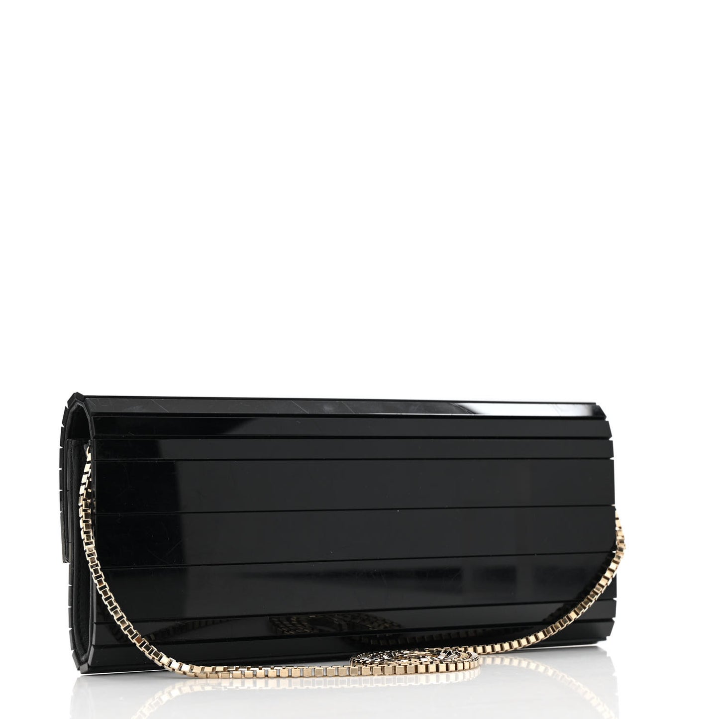 Acrylic Sweetie Clutch Black