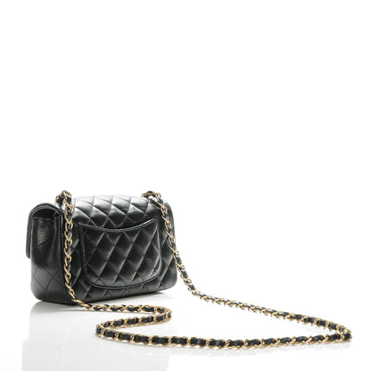 Chanel Caviar Quilted Mini Rectangular Flap Black 3 of 7