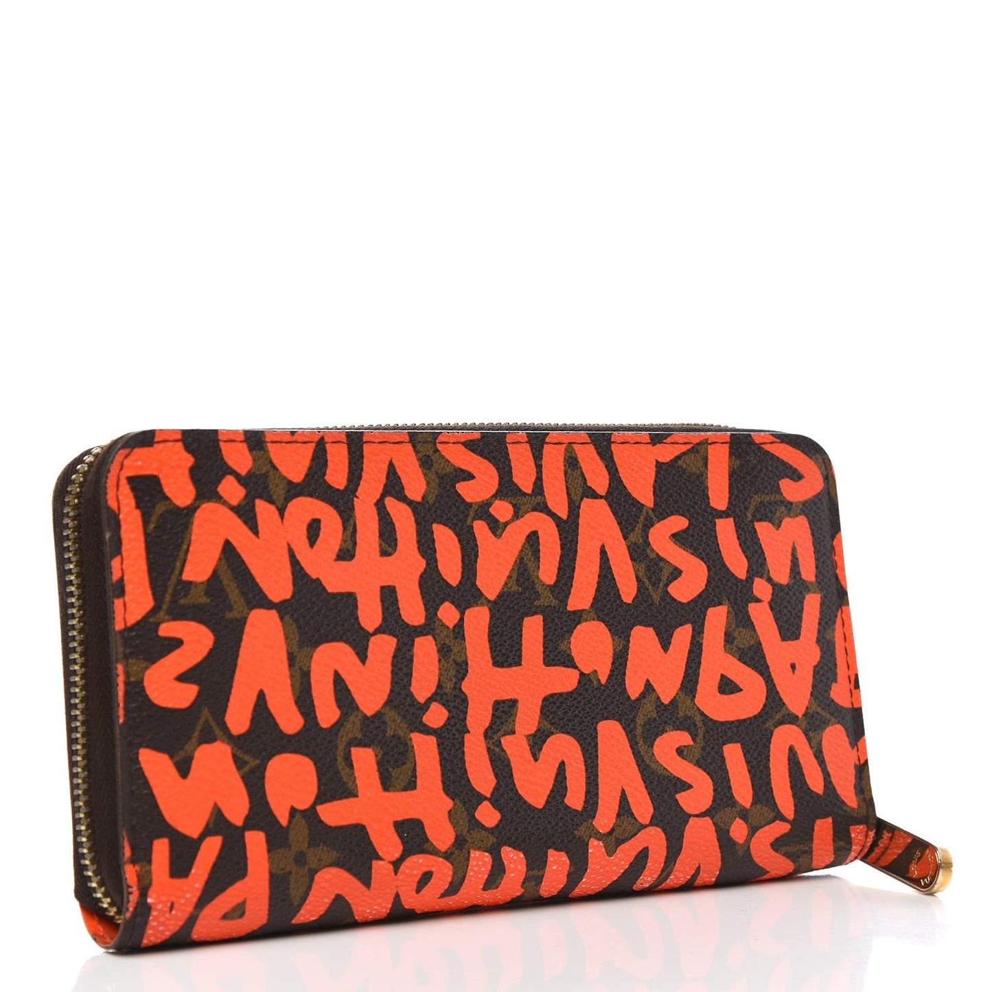 Monogram Graffiti Zippy Wallet Orange