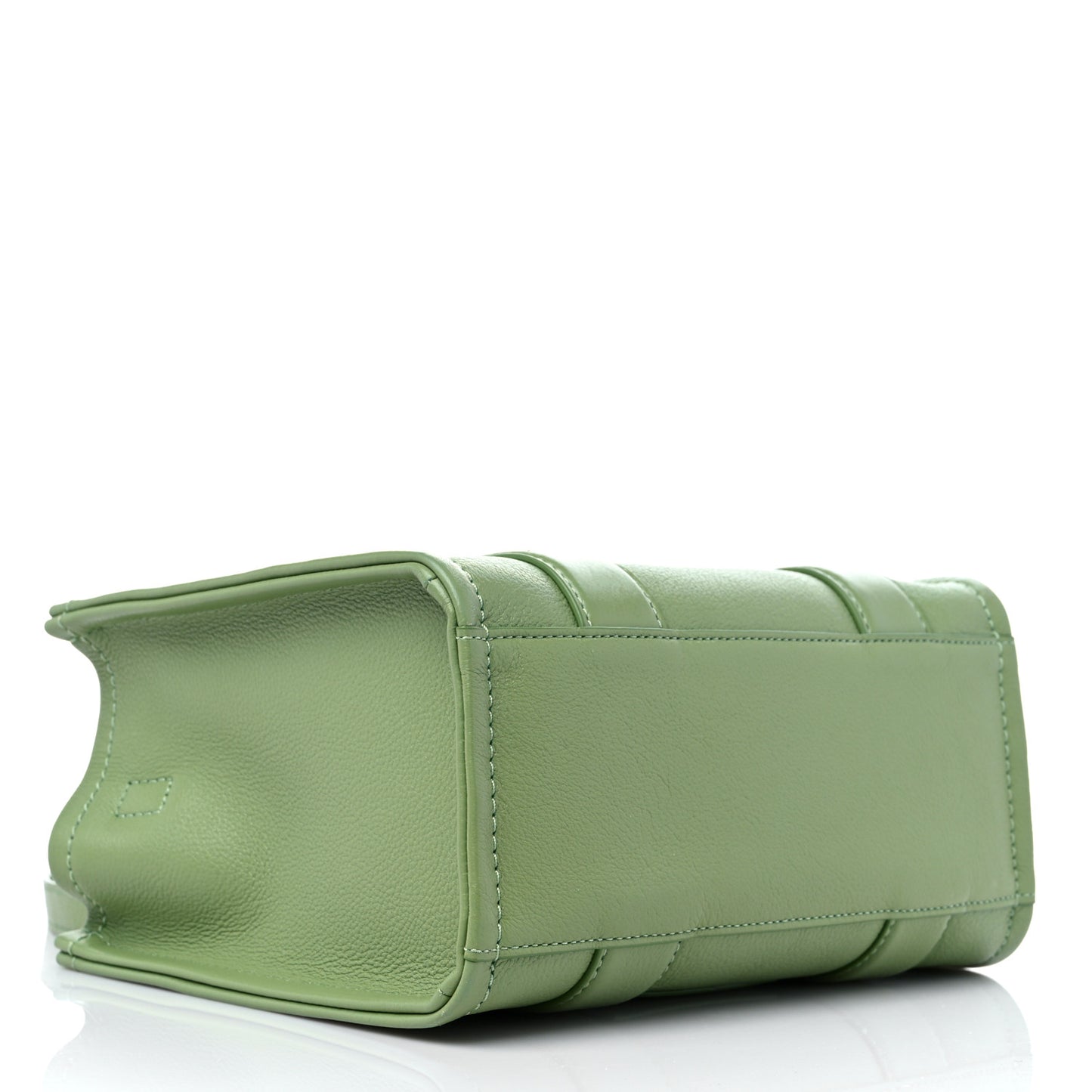 Grained Calfskin Small The Tote Bag Aspen Green