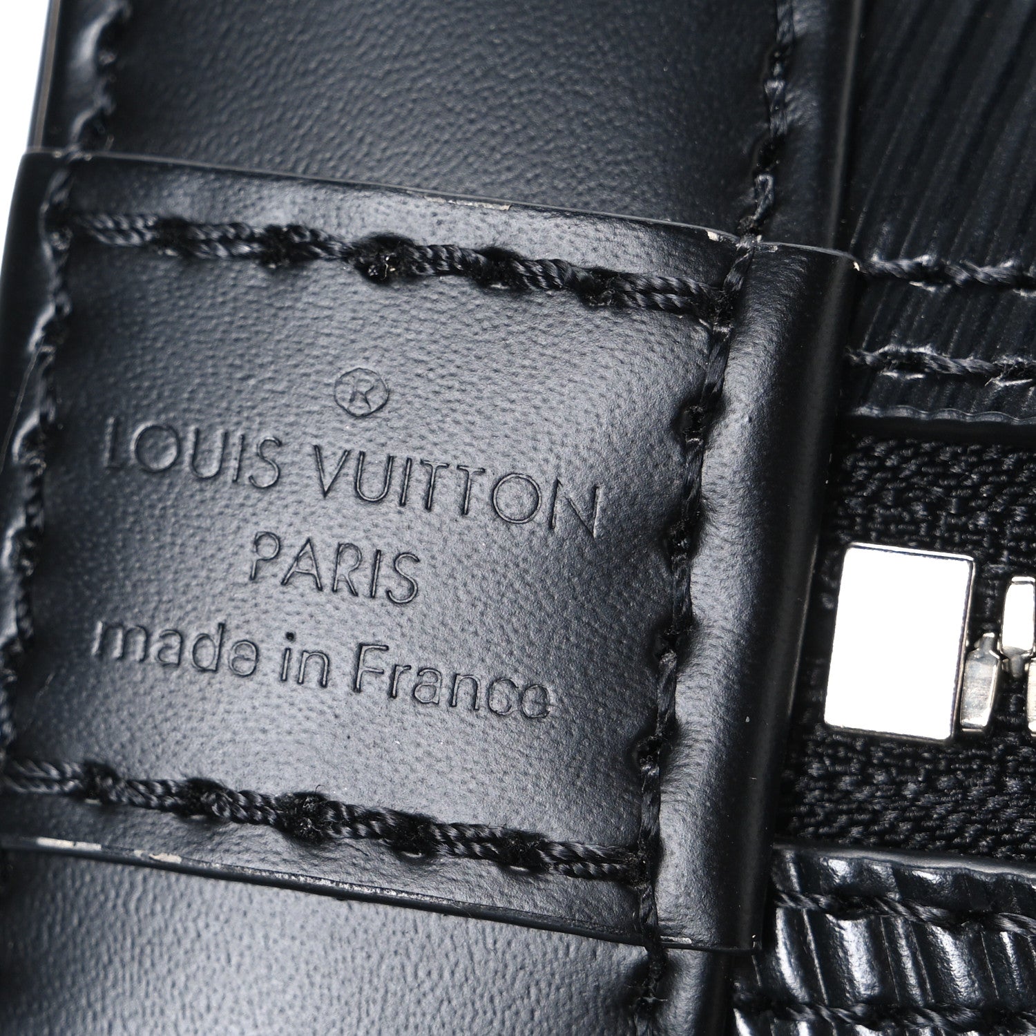 Louis Vuitton Epi Jacquard Alma BB Black 6 of 10