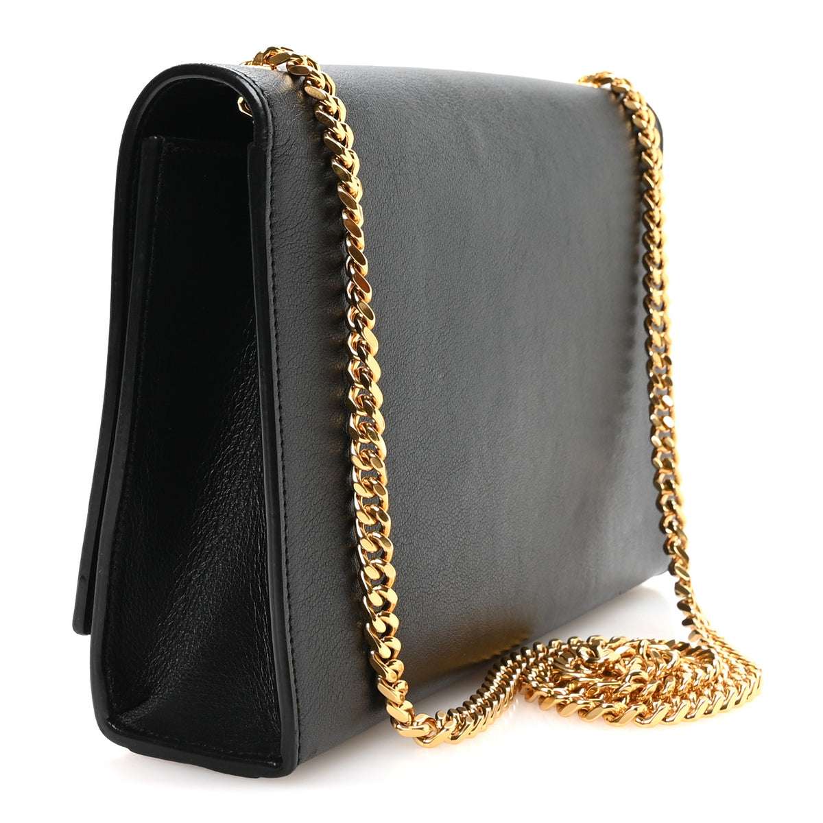 Saint Laurent Lambskin Medium Cloud Star Monogram Kate Satchel Black 3 of 10