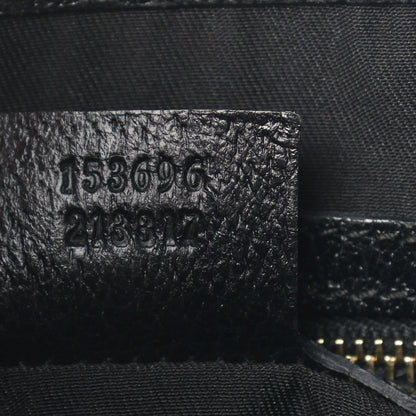 Gucci Monogram Jackie O Hobo Black 9 of 9