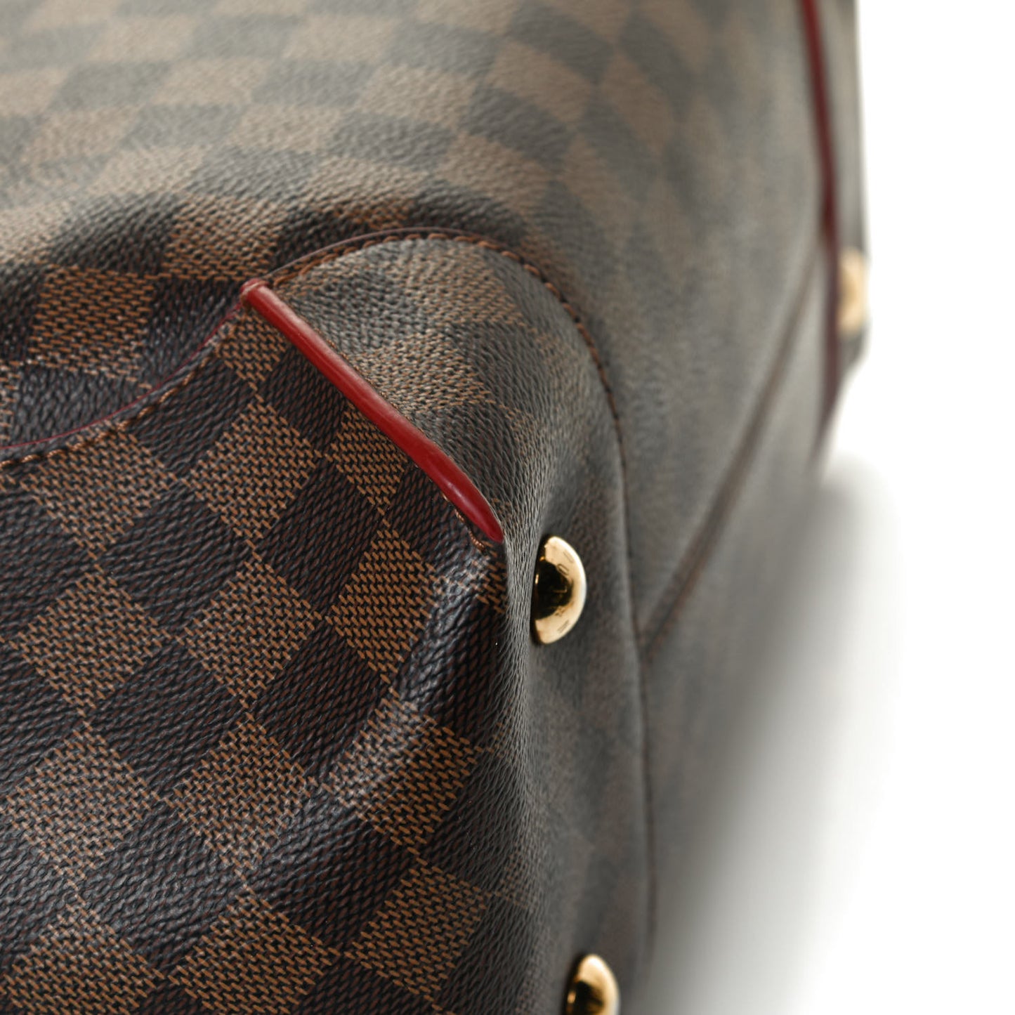 Damier Ebene Caissa Hobo Cherry
