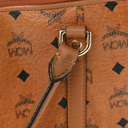 MCM Visetos Shoulder Bag Cognac 13 of 16